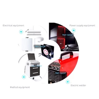 พัดลมระบายความร้อน พัดลมตู้ RACK ตัวลมAC 12Cm 220-240V ปลั่กเสียบไฟบ้าน