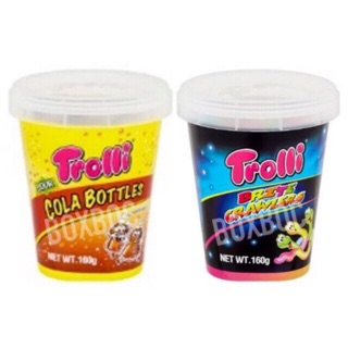 Trolli ทรอลลี่ เยลลี่กัมมี่นำเข้า ชนิดกระปุก 160 กรัม