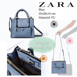 ZARA MINI CITY BAG WITH ZIP DETAILS