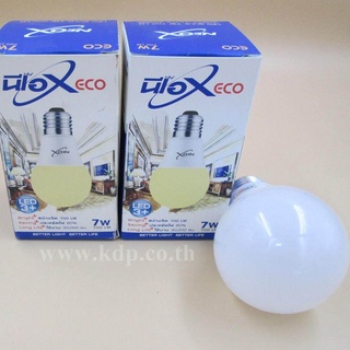 หลอดไฟ NEOX หลอดกลม Bulb LED 7W 10 ดวง