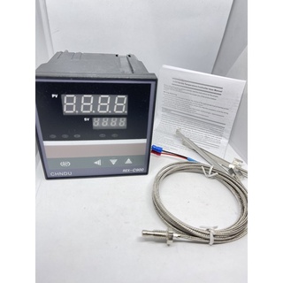 ร้านแนะนำ Temperature Controller REX-C900FK07 RELAY SSRพร้อมสายเทอร์โมวัดอุณหภูมิ