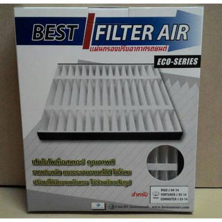 กรองแอร์ Best Filter รุ่น ECO กล่องขาว รายละเอียดด้านใน