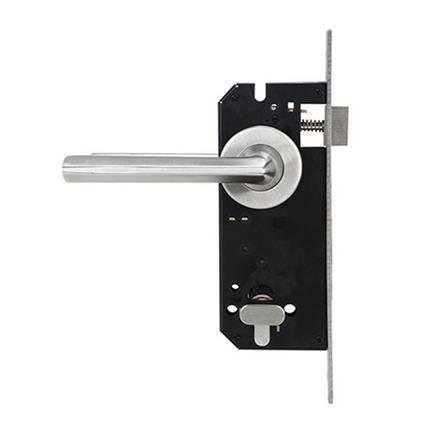 FREE HOME มือจับก้านโยกห้องน้ำ MORTISE COLT C3K01 S02 049 สีสเตนเลส มือบิดประตู กลอนประตู มือจับกลอน