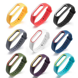 Mijobs สายนาฬิกาข้อมือซิลิโคน สําหรับ Xiaomi Mi Band 2 Xiomi