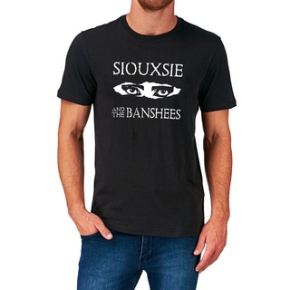 [S-5XL] เสื้อยืดลําลอง ผ้าฝ้าย แขนสั้น พิมพ์ลาย Siouxsie The Banshees Music ทรงหลวม แฟชั่นฤดูร้อน สําหรับผู้ชาย