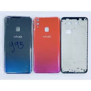 อะไหล่บอดี้ (Body) รุ่น วีโว่ Vivo Y95 สินค้าพร้อมส่ง แกนกลาง+ฝาหลัง