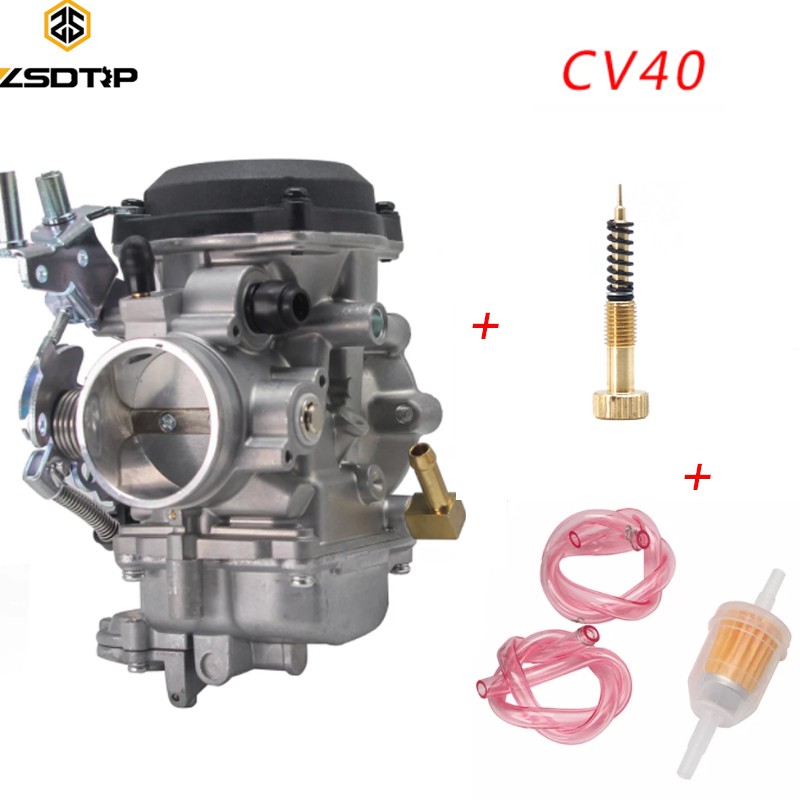 Zsdtrp Cv40 คาร์บูเรเตอร์สําหรับ Keihin Harley Davidson Sportster 40 มม . Cv40 Xl883 27490-04 27465-
