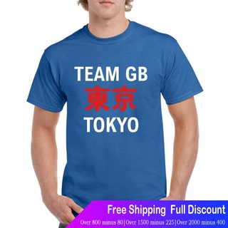 โตเกียวโอลิมปิก เสื้อยืดแขนสั้น Team Gb Tokyo Olympics Britain Tshirt Tee 2021 Men 2 Tee Tokyo Olympics Short sleeve T-s