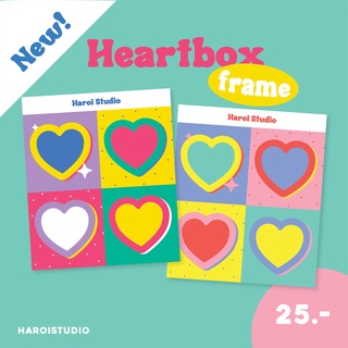 Haroi Studio - Heart Box Frame Sticker