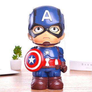 กระปุกออมสินฮีโร่สุดน่ารักขนาดใหญ่พิเศษ Captain America Limited Edition