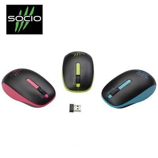 SOCIO Wireless Optical Mouse WM-106 (เมาส์ ไร้สาย)