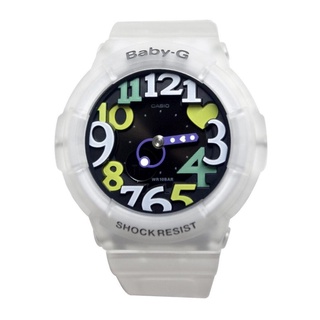 Casio Baby-G นาฬิกาผู้หญิง สายเรซิ่น Neon Illuminator BGA-131-7B4DR - White