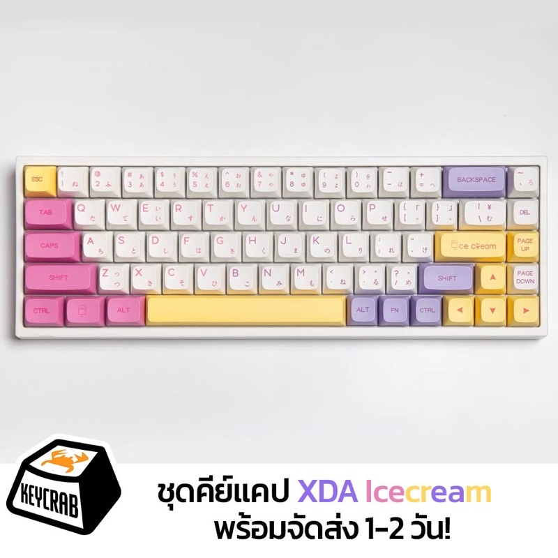 พร้อมส่ง! ชุด keycaps XDA Ice-cream