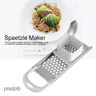 【In Stock】 Blesiya Stainless Steel Noodle Pasta Planer Spaetzle Maker Kitchen Grater