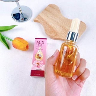 เซรั่มนมม้า Mix oil Hair Serum มิกซ์ออยล์แฮร์เซรั่ม เซรั่มปิดเกร็ดผม 30ml. เเบร์นคุณจันทร์