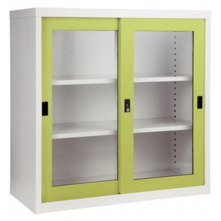 File cabinet CABINET STEEL KIOSK SGD-3 DG/GR GREEN Office furniture Home &amp; Furniture ตู้เอกสาร ตู้เหล็ก KIOSK SGD-3 DG/G