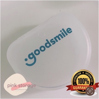 กล่องเก็บรีเทนเนอร์ ฟันปลอม Goodsmile พร้อมเม็ดฟู่ทำความสะอาด Steradent จากประเทศอังกฤษ 30 เม็ด