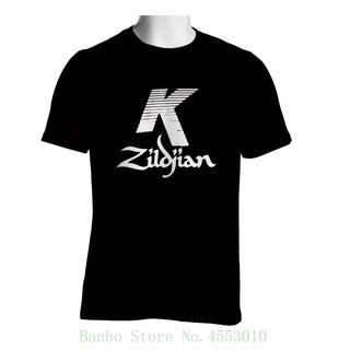 ราคาระเบิดเสื้อยืด ผ้าฝ้าย พิมพ์ลายกลอง Zildjian K Percussion Drums Cymbal Black To 3xl สําหรับผู้ชาย DGDS92854S-3XL