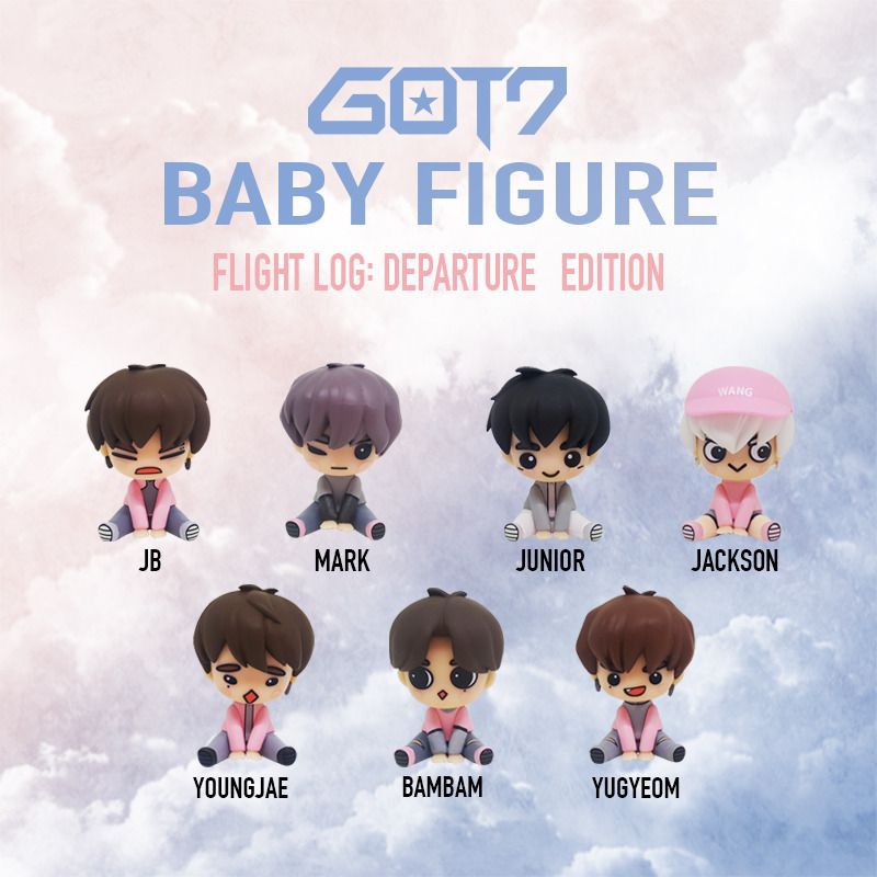 ฟิกเกอร์ (เวอร์ 1 : Fly) พร้อมส่ง : GOT7 Official Baby Figure : Departure Ver.