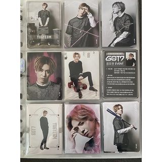 การ์ดยูคยอม got7 star collection