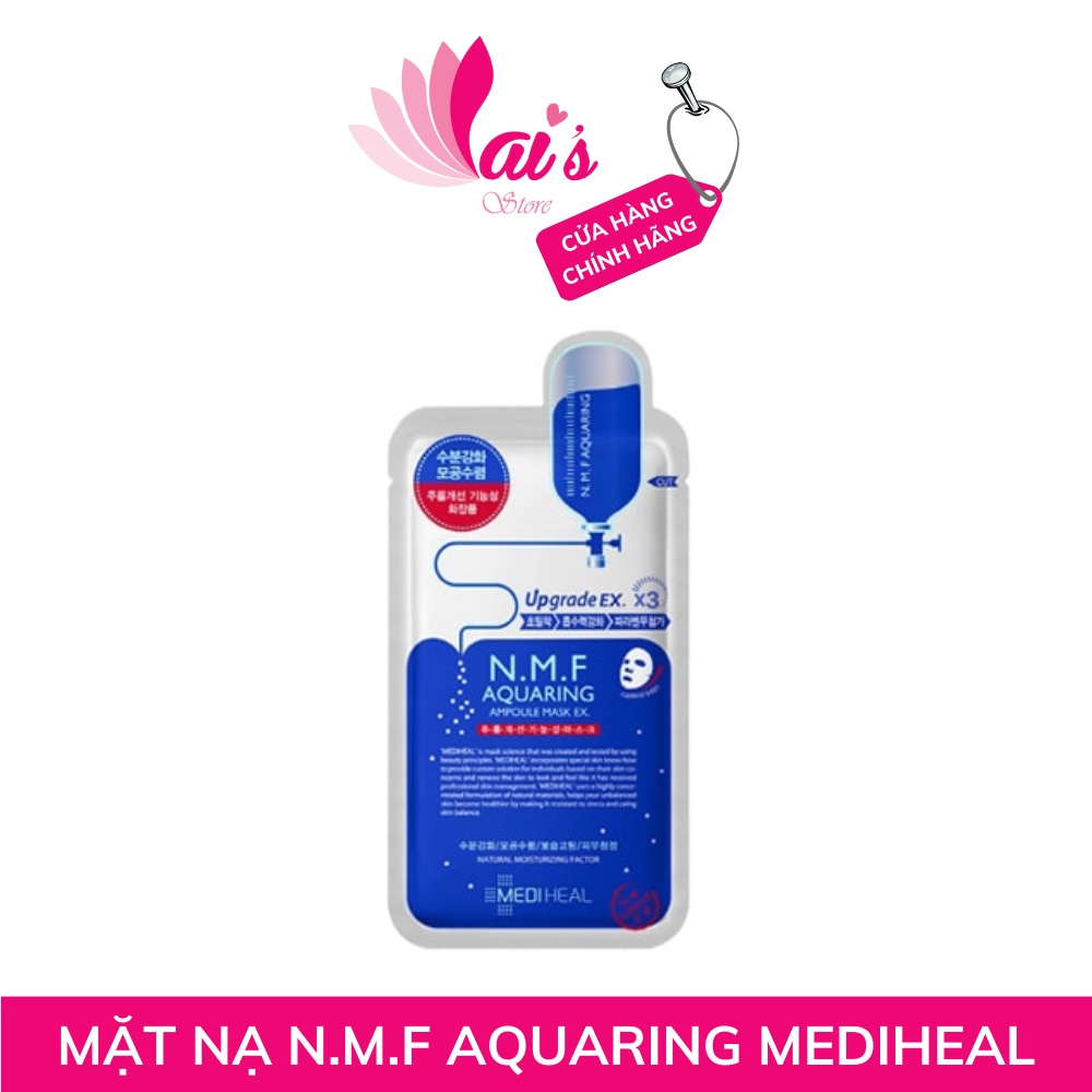 Mediheal NMF Aquaring Ampoule Mask เช ่ น ให ้ ความชุ ่ มชื ้ น,น ้ ํามันอัลคาไลน ์ , กระชับรูขุมขน , ควบคุมเซบัมของแท ้