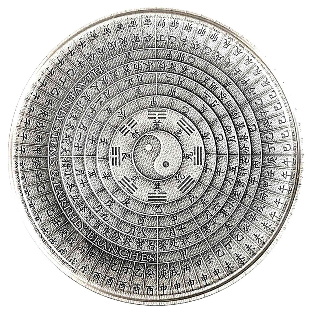 Niue Coin, 2020 Chinese Calendars Silver Coin 2oz - Niue เหรียญปฏิทินจีนโบราณ