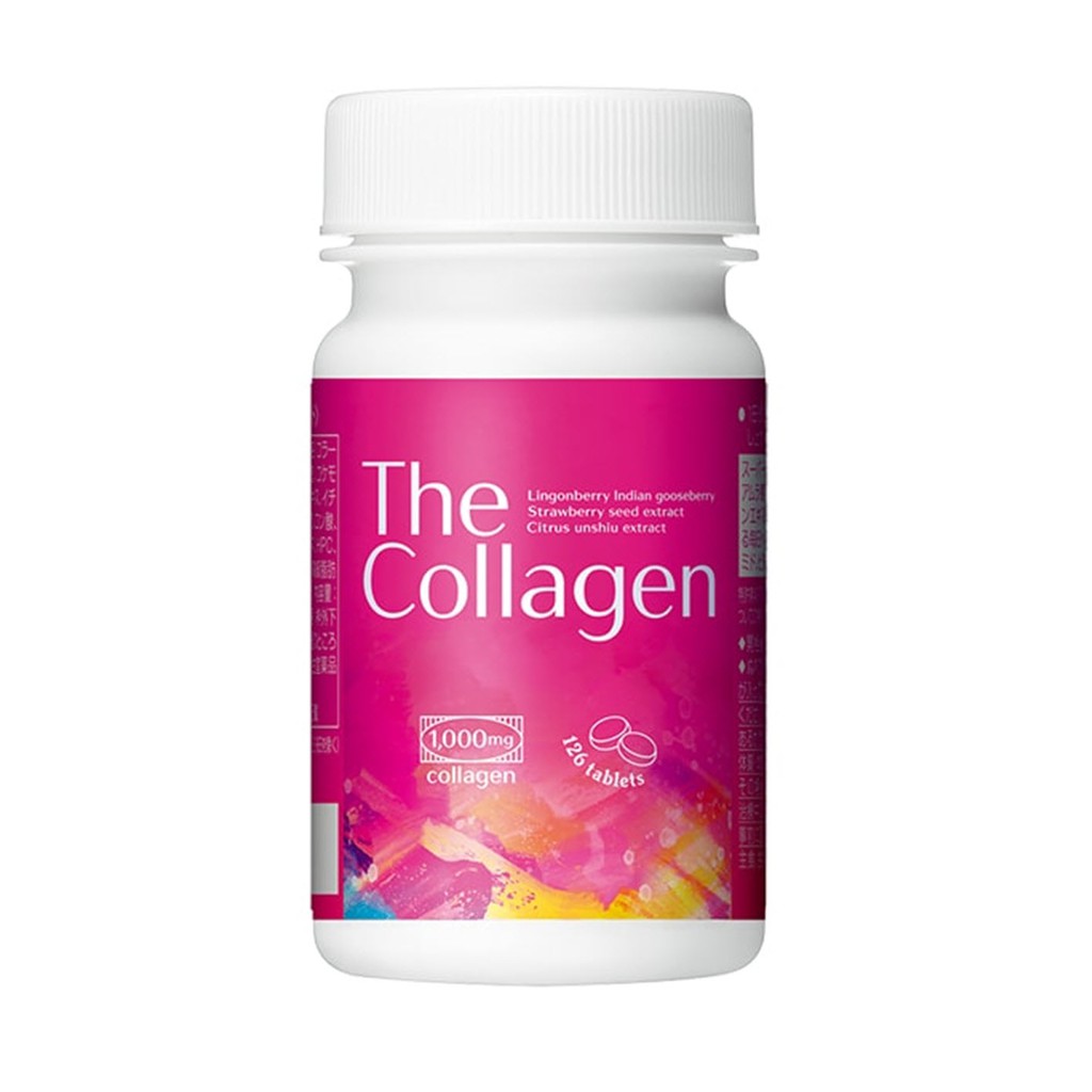 Shiseido The Collagen tablet. คอลลาเจนชนิดเม็ด (126เม็ด) ทานได้ 21 วัน