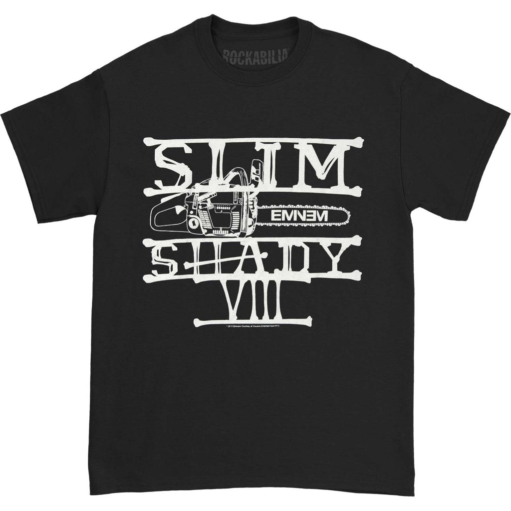EMINEM Chainsaw Vintage Retro Band T-Shirt - Regular & Boxy เสื้อยืด Unisex Merchanded Band Shirt