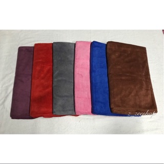 ผ้าเช็ดตัวนาโน สีพื้น70*140cm.