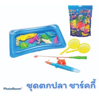 PP / ตกปลา ของเล่นเด็ก มีสระแถม ชุดตกปลา บ่อเป่าลม