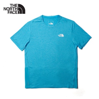 THE NORTH FACE M BRIDGER S/S SHIRT - AP MERIDIAN BLUE HEATHER เสื้อยืด เสื้อยืดแขนสั้น เสื้อผ้าผู้ชาย