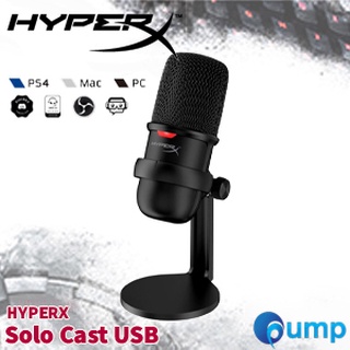 (ใส่โค้ด INC12EL ลดเพิ่ม 70.-) HyperX Solocast USB Condenser Gaming Microphone