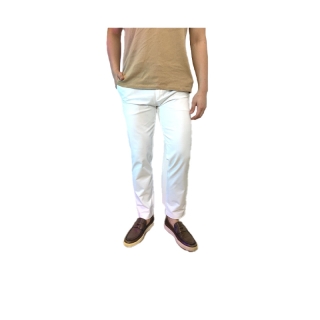 [15th โค้ด10% 10DD315] SLIM FIT KOREAN ANKLE PANTS กางเกงขาเต่อ ผู้ชาย กางเกง 5 ส่วน กางเกงขายาวผู้ชาย ชิโน สีขาว สแล็ค