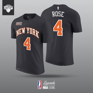 เสื้อยืดคอกลมเสื้อยืดบาสเก็ตบอล ลาย Nba New York Knicks CITY 2021/22 30 JULIUS RANDLE - 4 Derrick Rose - 8 Kemba WalkerS