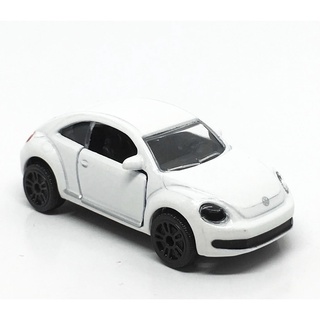 Majorette Volkswagen Beetle 2011 - Metallic White Color /Wheels D5SB /scale 1/60 (3 inches) no Package