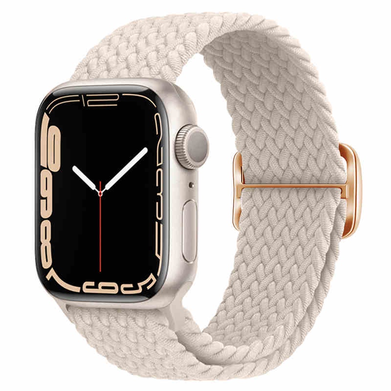 สายนาฬิกาข้อมือไนล่อนถัก พร้อมหัวเข็มขัด แบบเปลี่ยน สําหรับ Apple Watch i Watch Series 8 7 6 SE 5 4 3 2 SE ขนาด 49 มม. 38 มม. 40 มม. 44 มม. 41 มม. 45 มม. 42 มม.