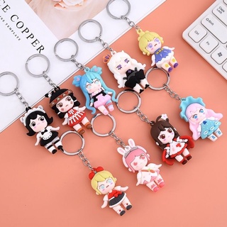 [พร้อมส่ง]พวงกุญแจลายกาตูน อนิเมะ ผู้หญิง Cartoon Anime Keychain