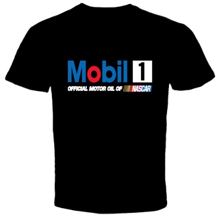 Mobil1 - Official Motor Oil Ofharajuku เสื้อยืดลําลอง สําหรับผู้ชาย แขนสั้น พิมพ์ลายS-5XL