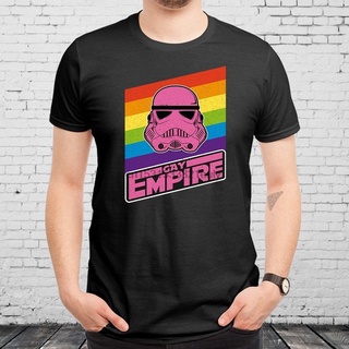 เสื้อยืดโอเวอร์ไซส์ใหม่สไตล์ขายร้อนเกย์ Empire LGBT Pride Falg T เสื้อตลก Sarcastisc ล้อเลียน Holywood ภาพยนตร์ Inspirat