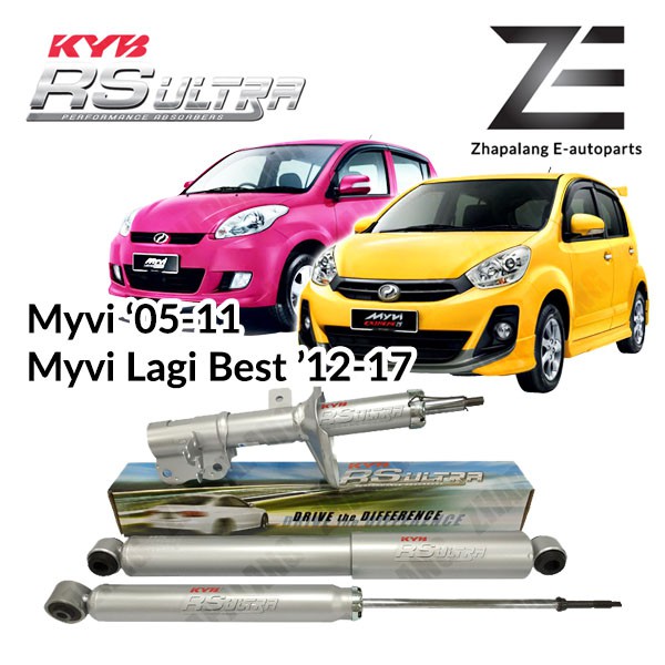 Kayaba RS Ultra Perodua Myvi 05-17 Lagi โช้คอัพที่ดีที่สุด KYB RS หน้าและหลัง