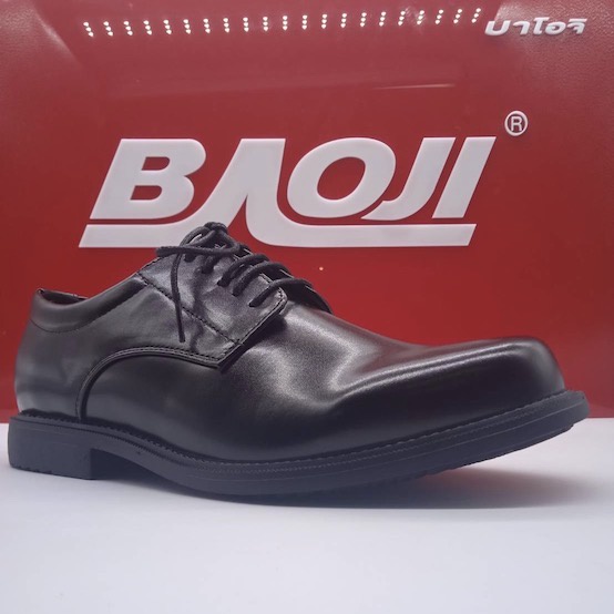 [หัวกลมมนกว้าง เท้าบานหนาอูมบานแบ ใส่สบาย] บาโอจิ รองเท้าคัชชูผู้ชาย รองเท้าหนังผู้ชาย Baoji bj8000