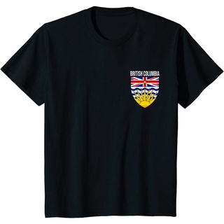 เสื้อยืด พิมพ์ลายธง BRITISH COLUMBIA BC CANADA VICTORIA PRIDE สําหรับผู้ชาย