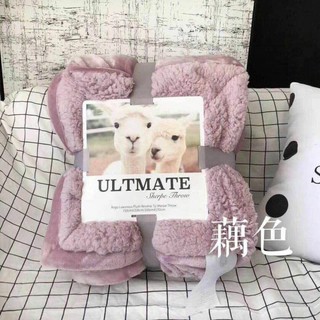 ผ้าห่มขนแกะ Ultimate (220*230 ) 8 f. สีชมพู สวย สดใส