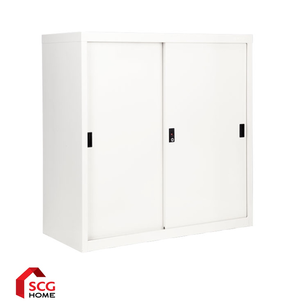 Kiosk Furniture ตู้บานเลื่อนทึบ 3ฟุต