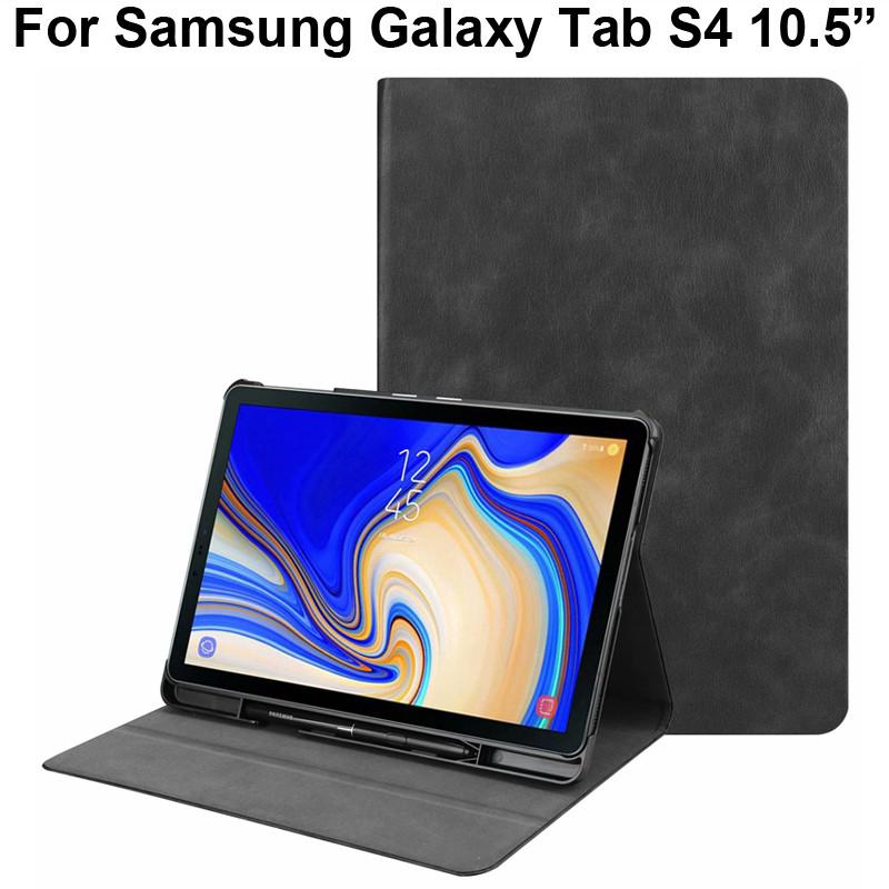 Samsung Galaxy Tab S4 10.5 Casing With Pen Slot SM-T830 T835 pน่ารัก ซองหนัง เคส หุ้ม ฝาครอบป้องกัน