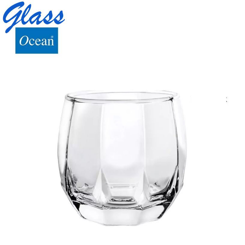 GLASS แก้วน้ำ แก้วเหล้า OCEAN JUBILEE ROCK 340ml. B22712 (A2)
