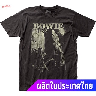 เสื้อยืดยอดนิยม Impact Merchandising Mens David Bowie Guitar T-Shirt, Coal, XX-Large Black Mens Womens T-shirts