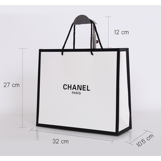 ถุงกระดาษ Chanel size M S