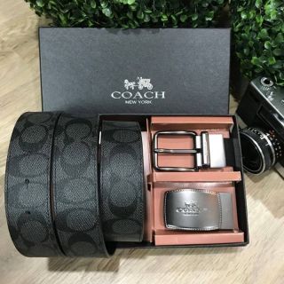 COACH BELT VALUE PACK BOX SET เซทเข็มขัด 2in1