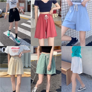 chuuchop_พร้อมส่ง(C7189) 🧽🧸 RICHMOND shorts กางเกงขาสั้นผ้า cotton สีพื้น มี7สี